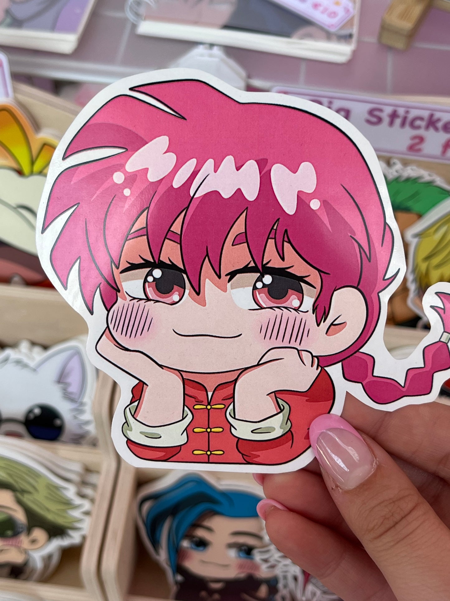 Chibi stickers of Ranma