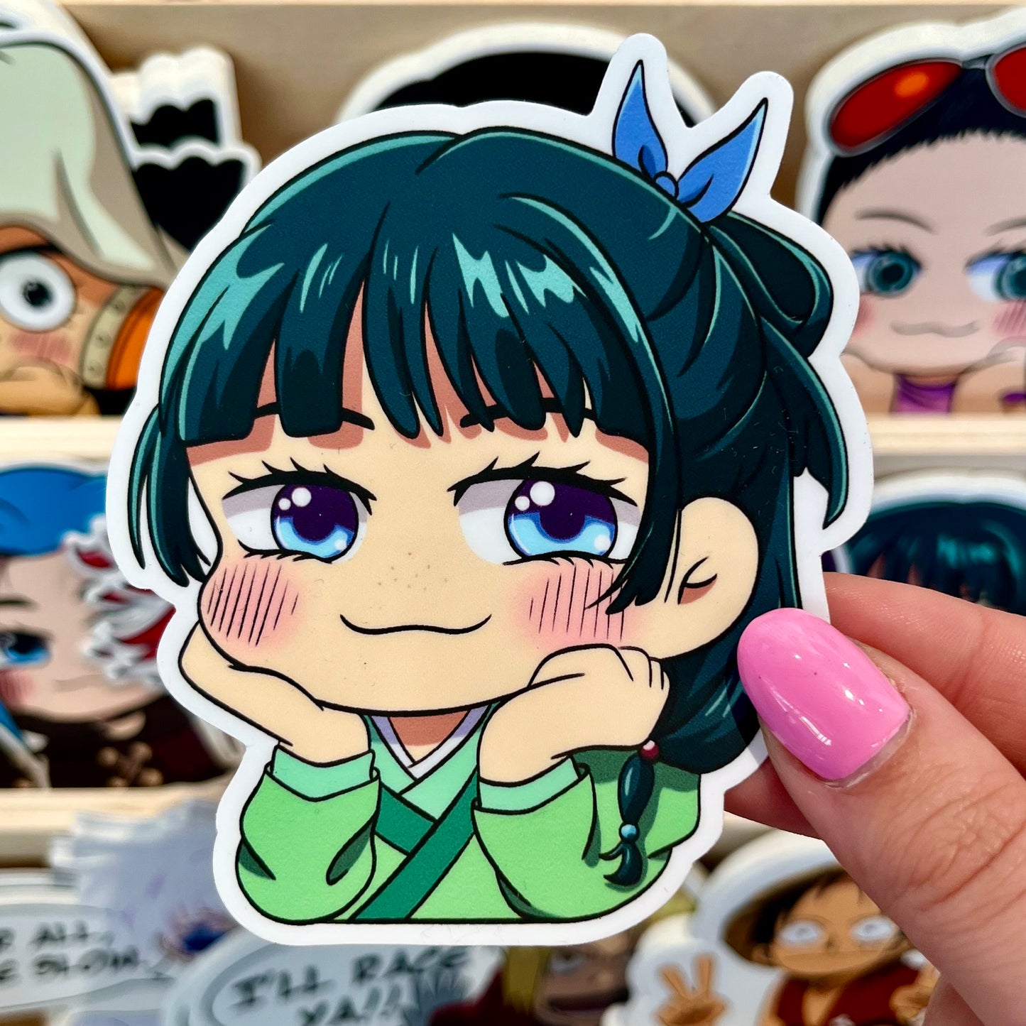 Chibi stickers of Apothecary diaries