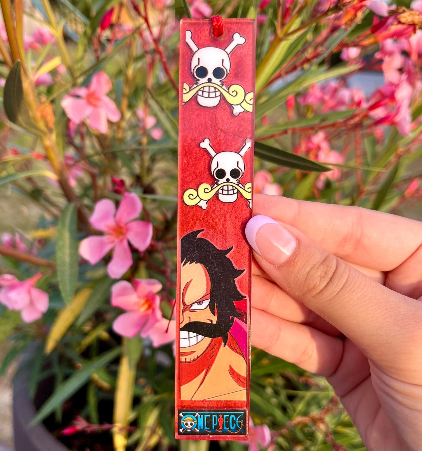 Pirate king resin bookmark