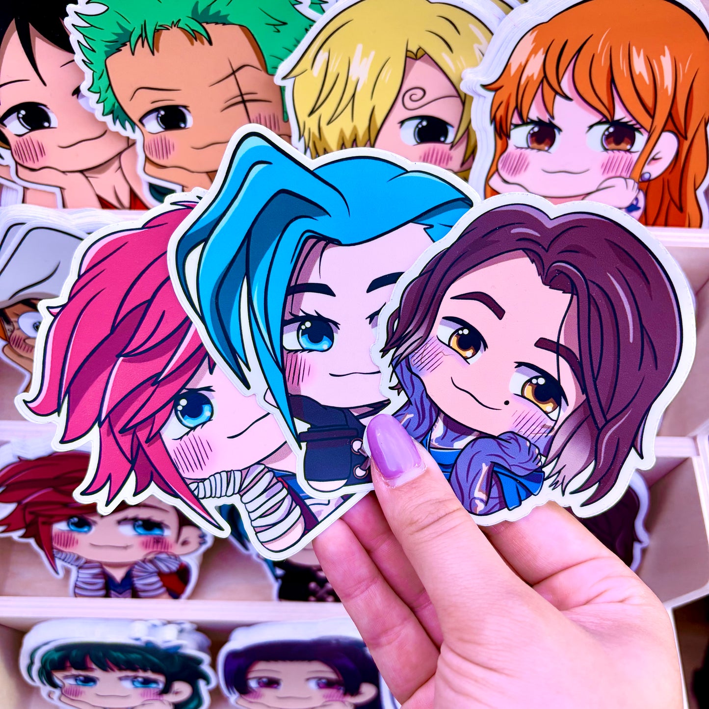 Chibi stickers of Arcane