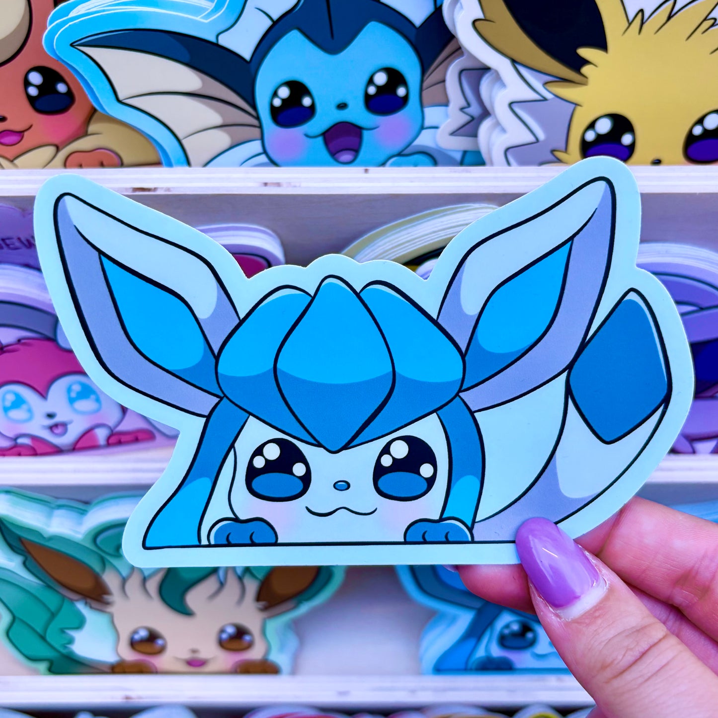 eeveelutions peeker stickers