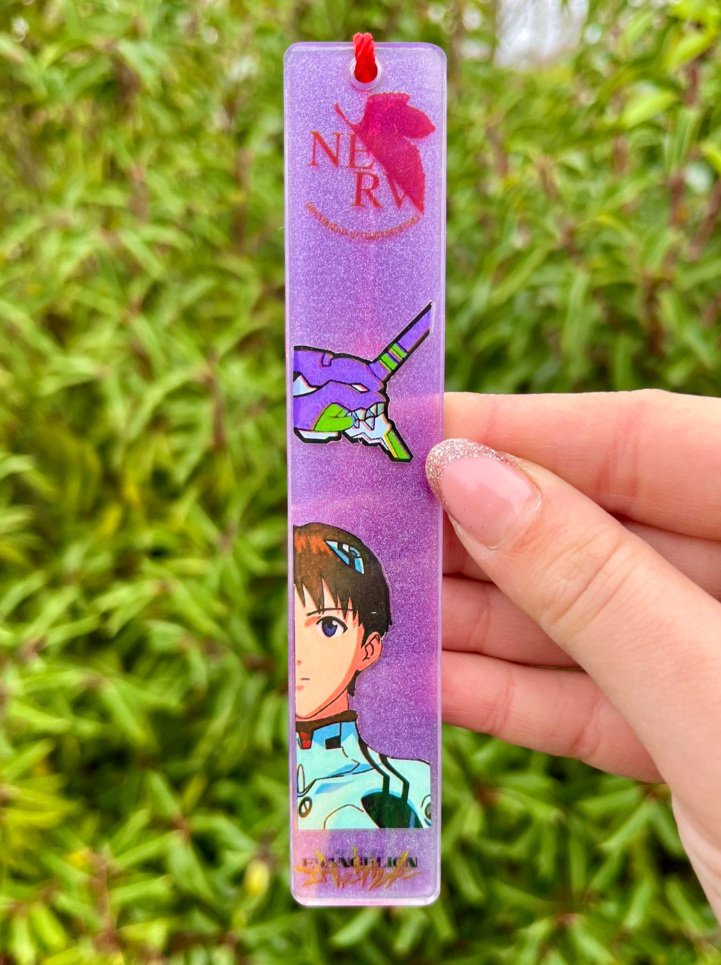 Mecha boy resin bookmark