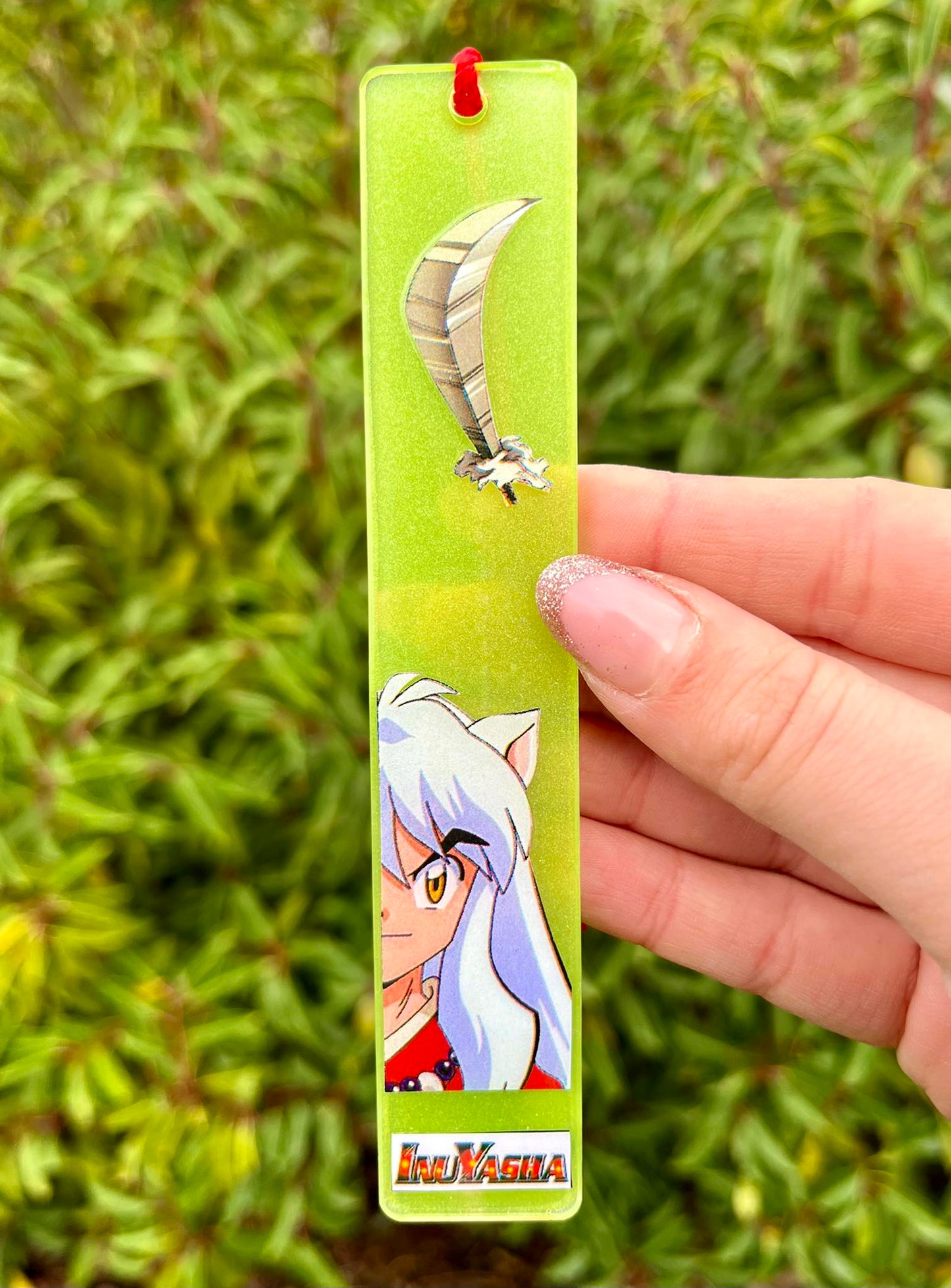 Dog demon resin bookmark