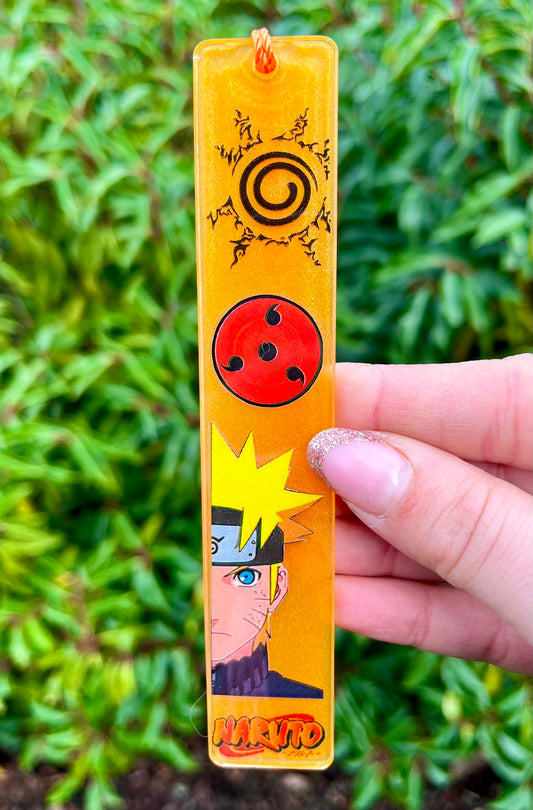 Fox boy resin bookmark