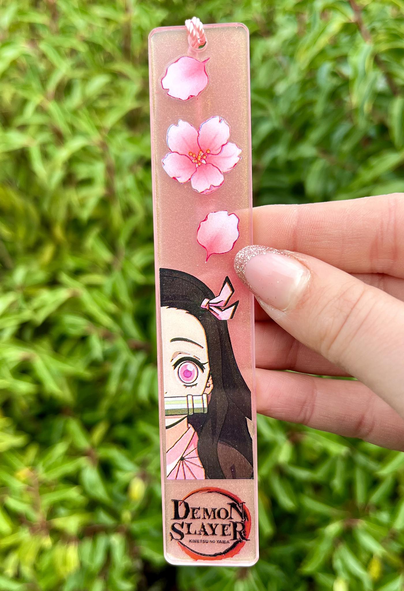 Demon girl resin bookmark