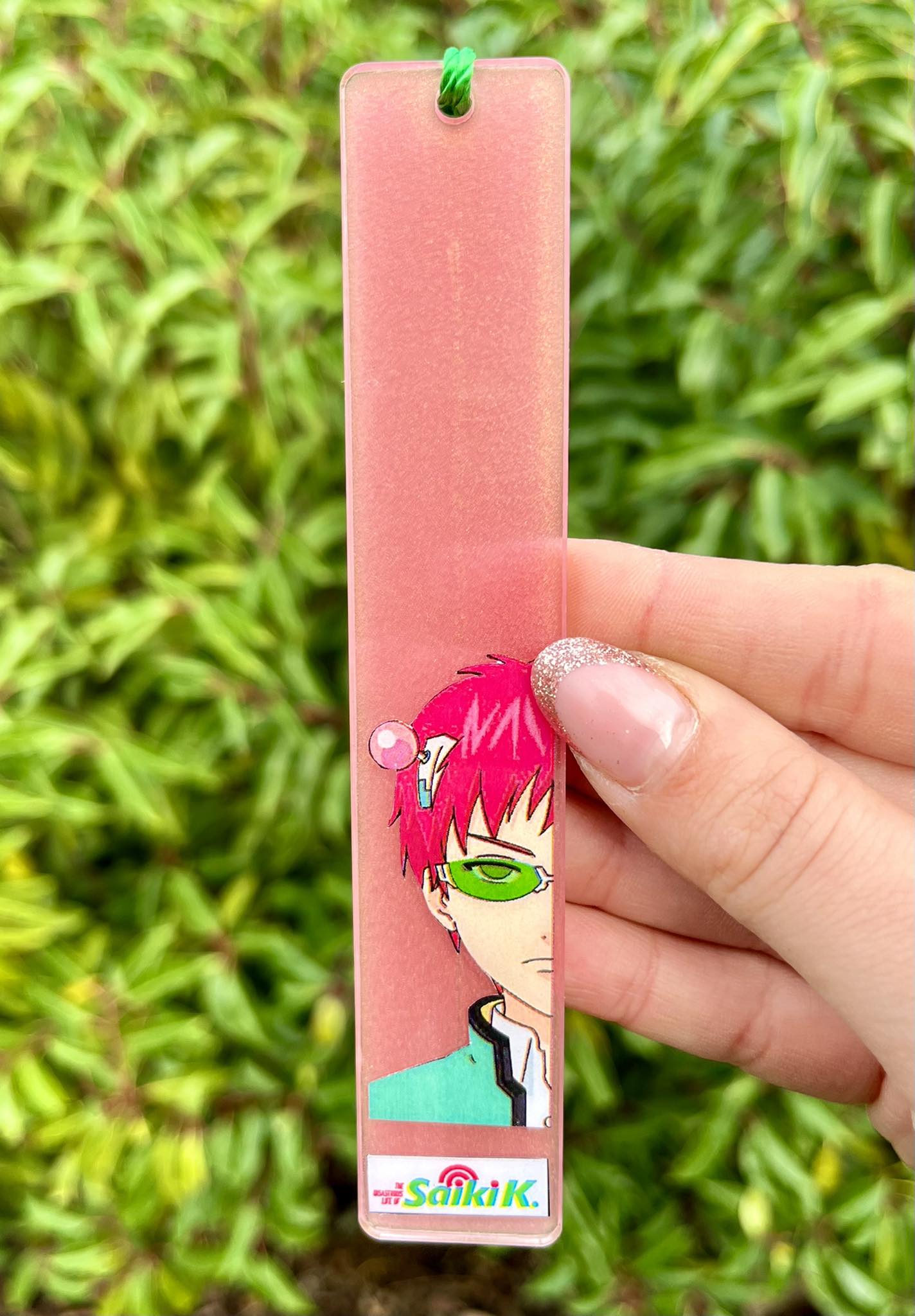 Psychic boy resin bookmark