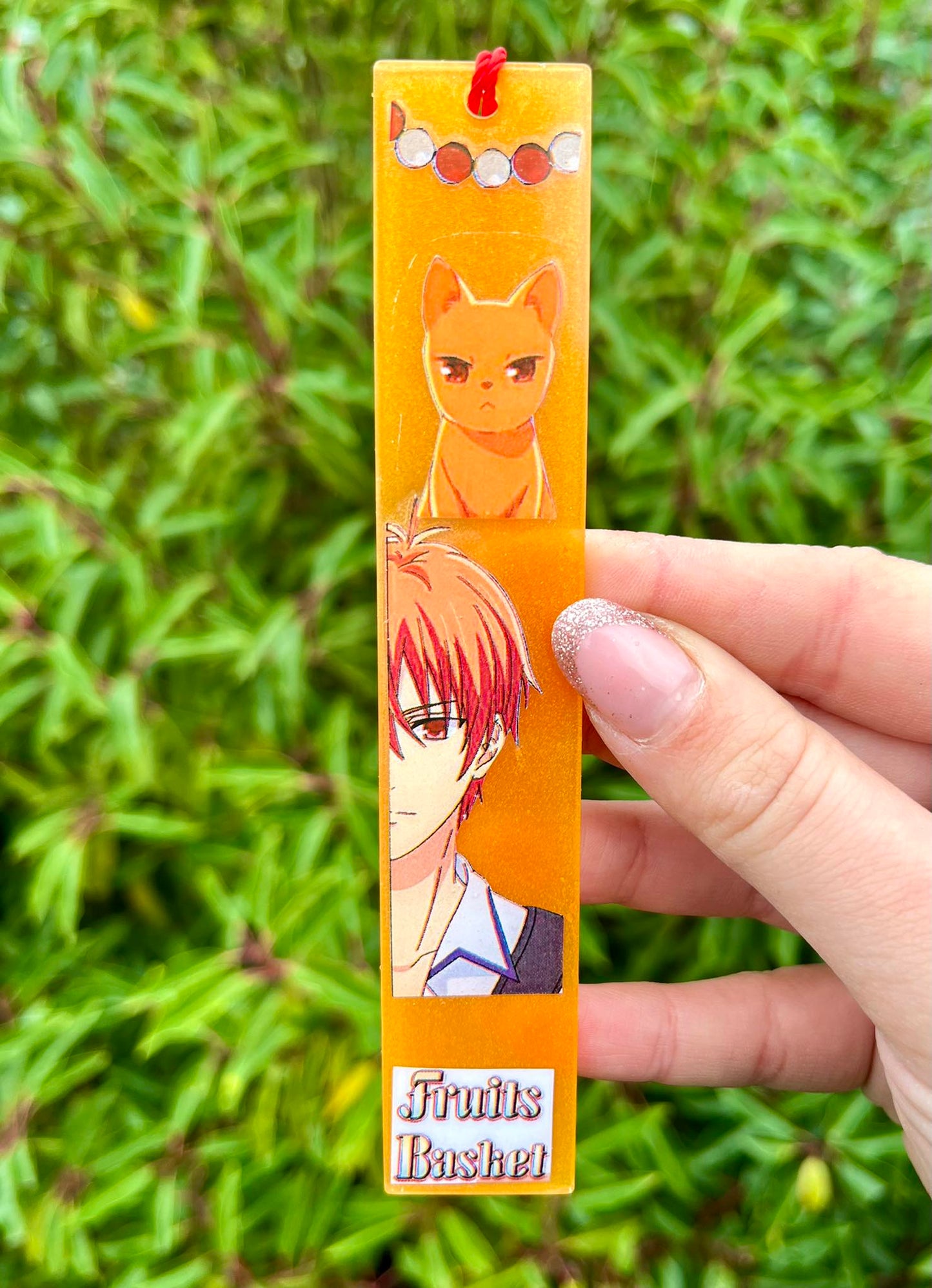 Cat boy resin bookmark