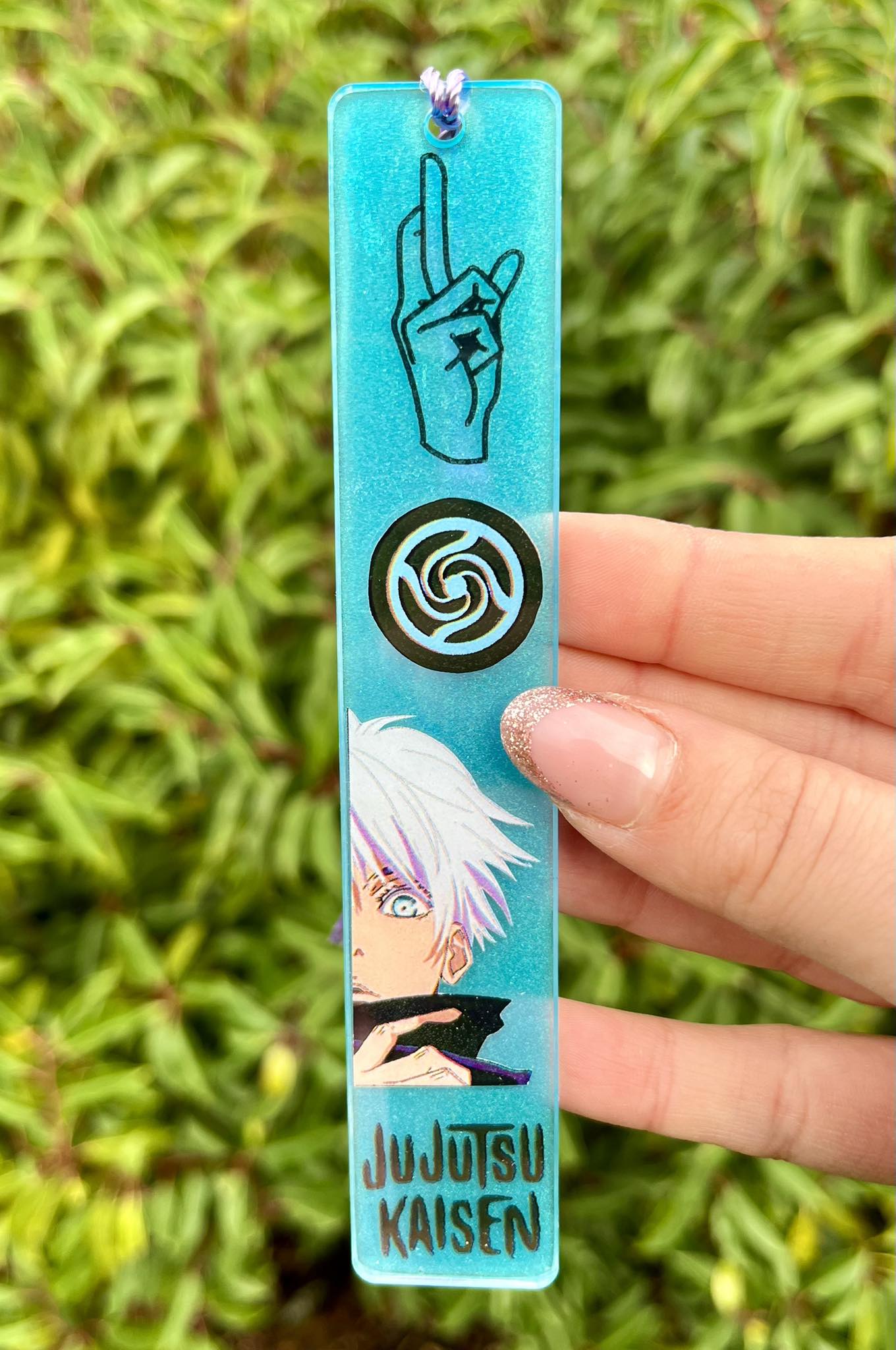 No mask hot sorcerer resin bookmark