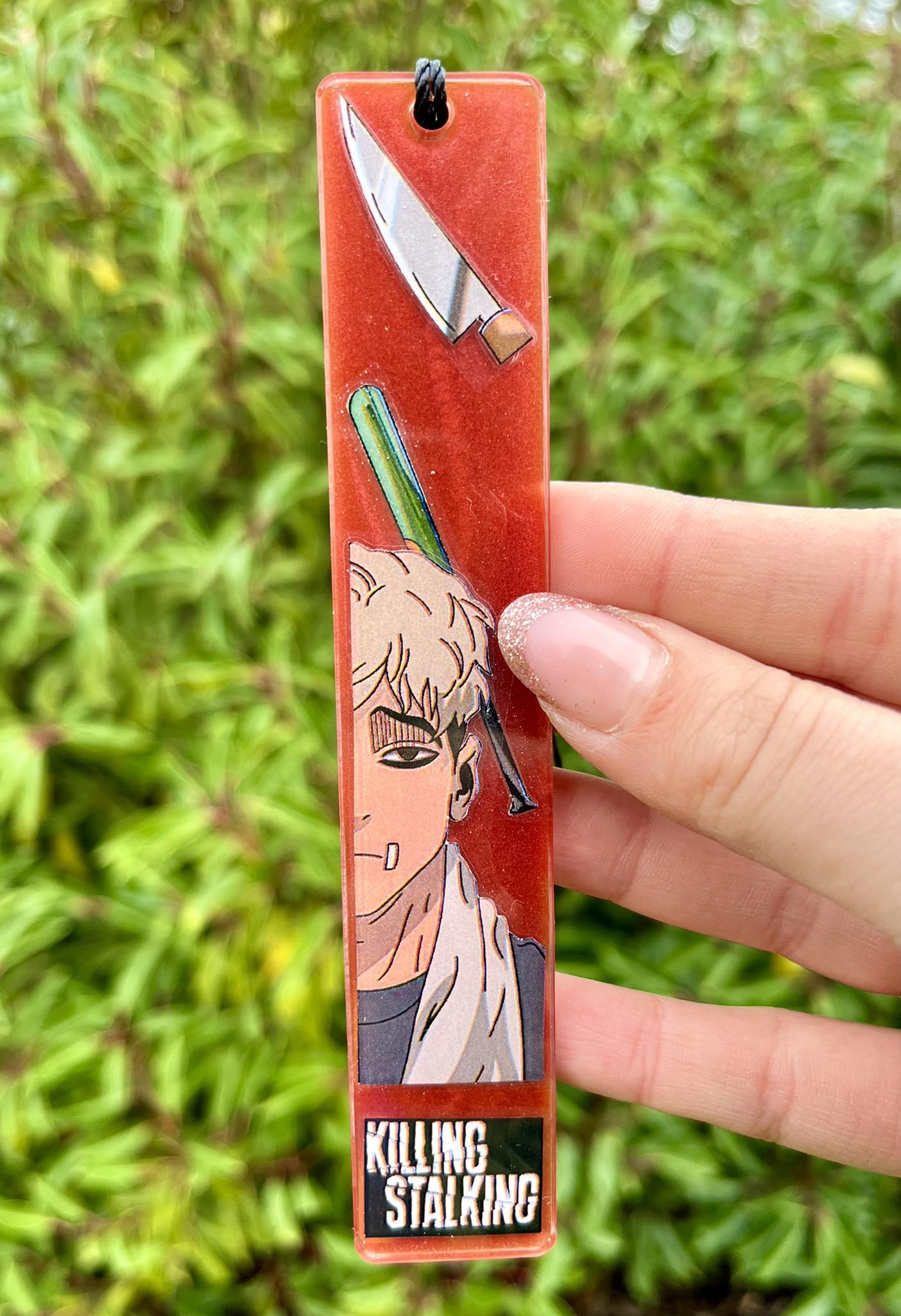 Killer boy resin bookmark