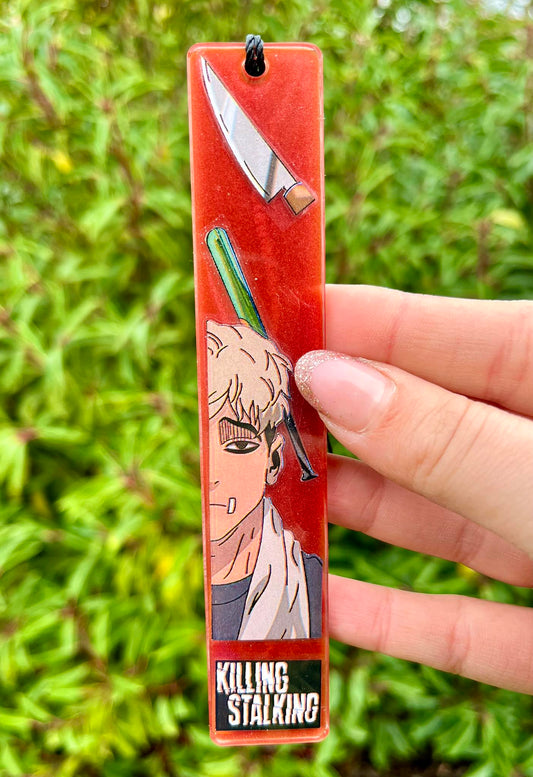 Killer boy resin bookmark