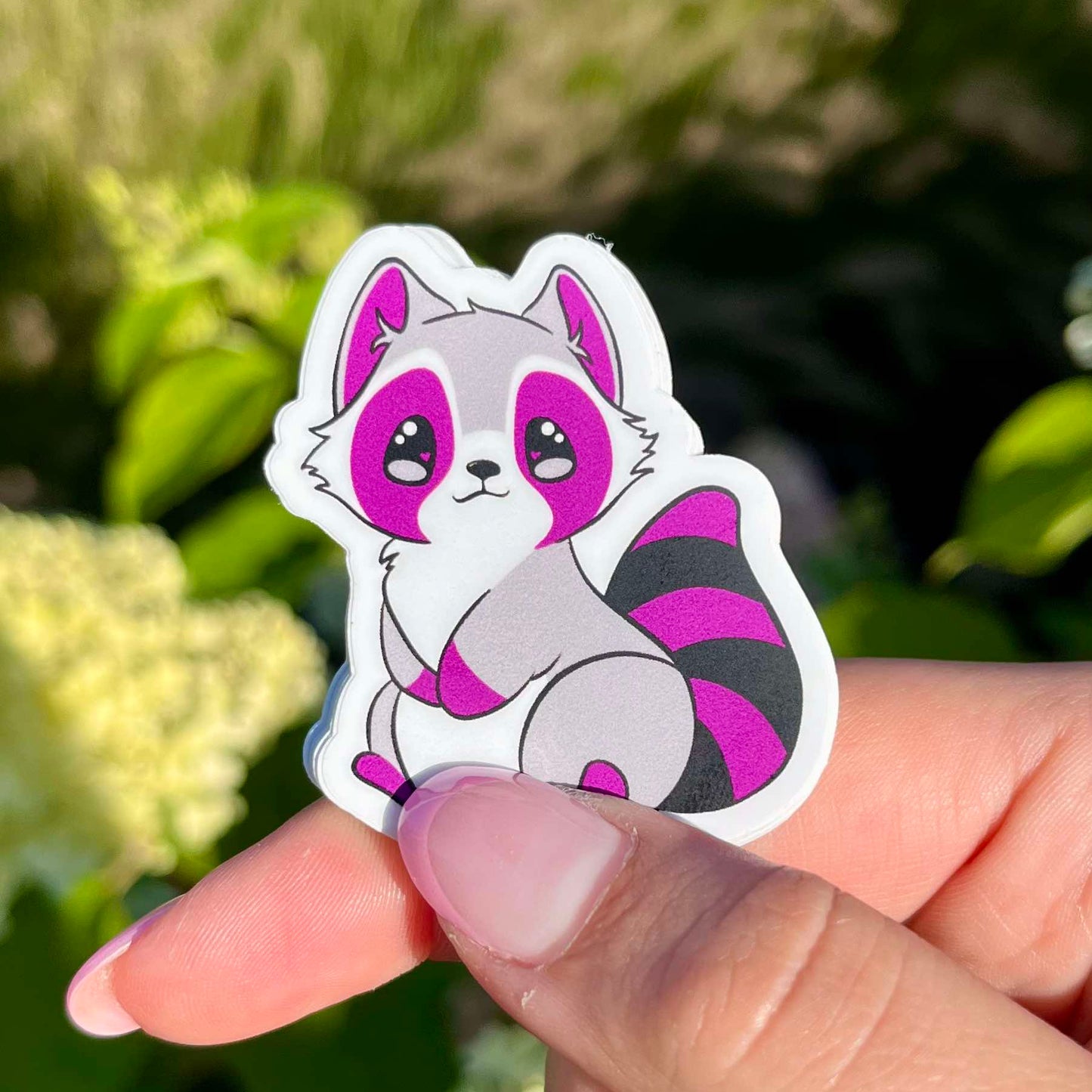 Pride raccoons stickers