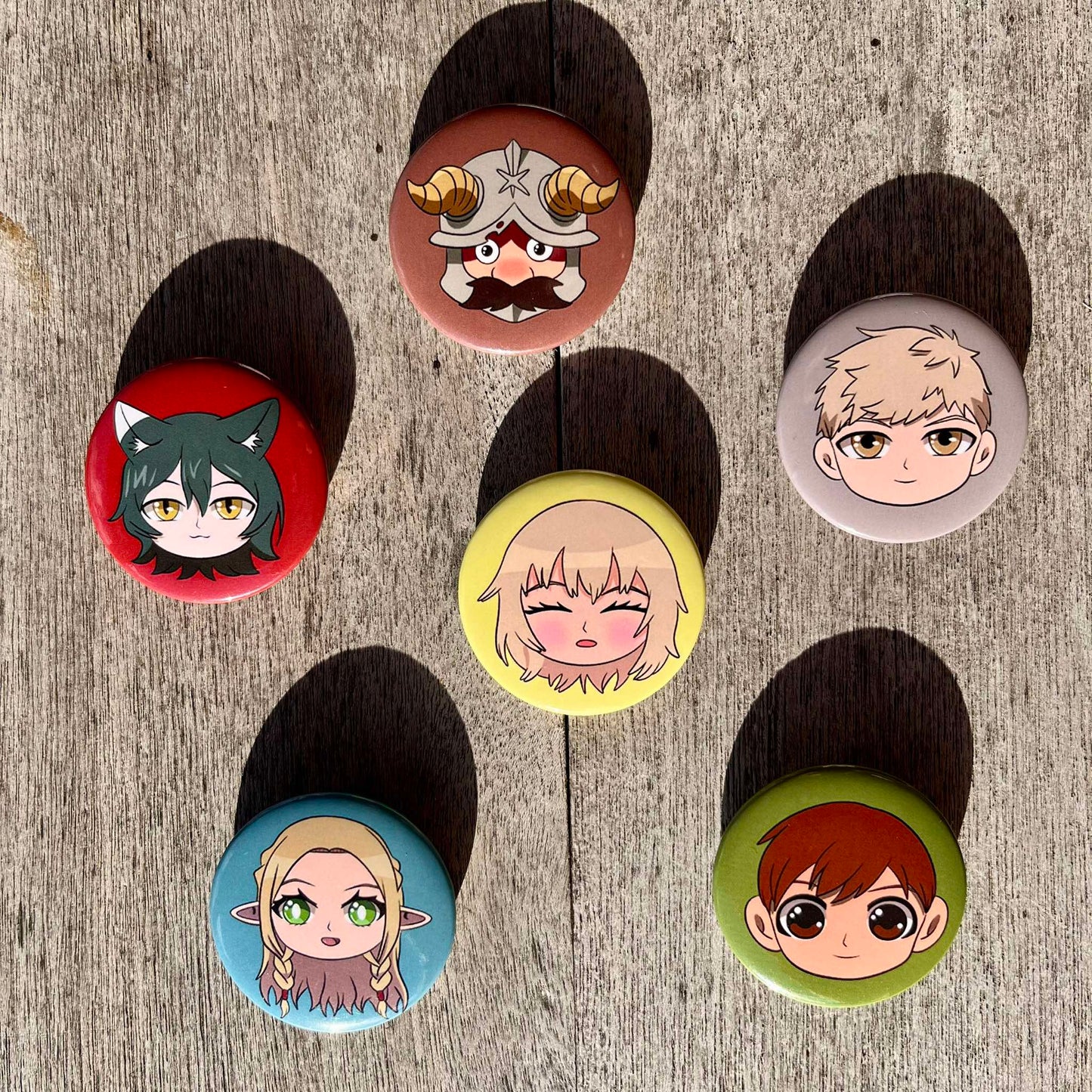 Food dungeon buttons