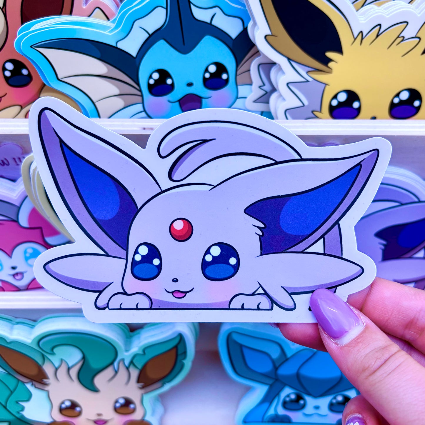 eeveelutions peeker stickers