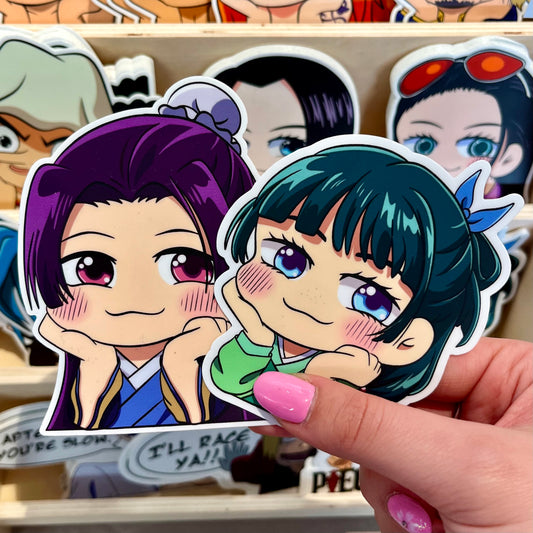 Chibi stickers of Apothecary diaries