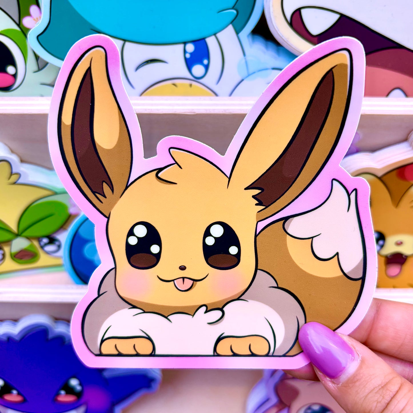 eeveelutions peeker stickers