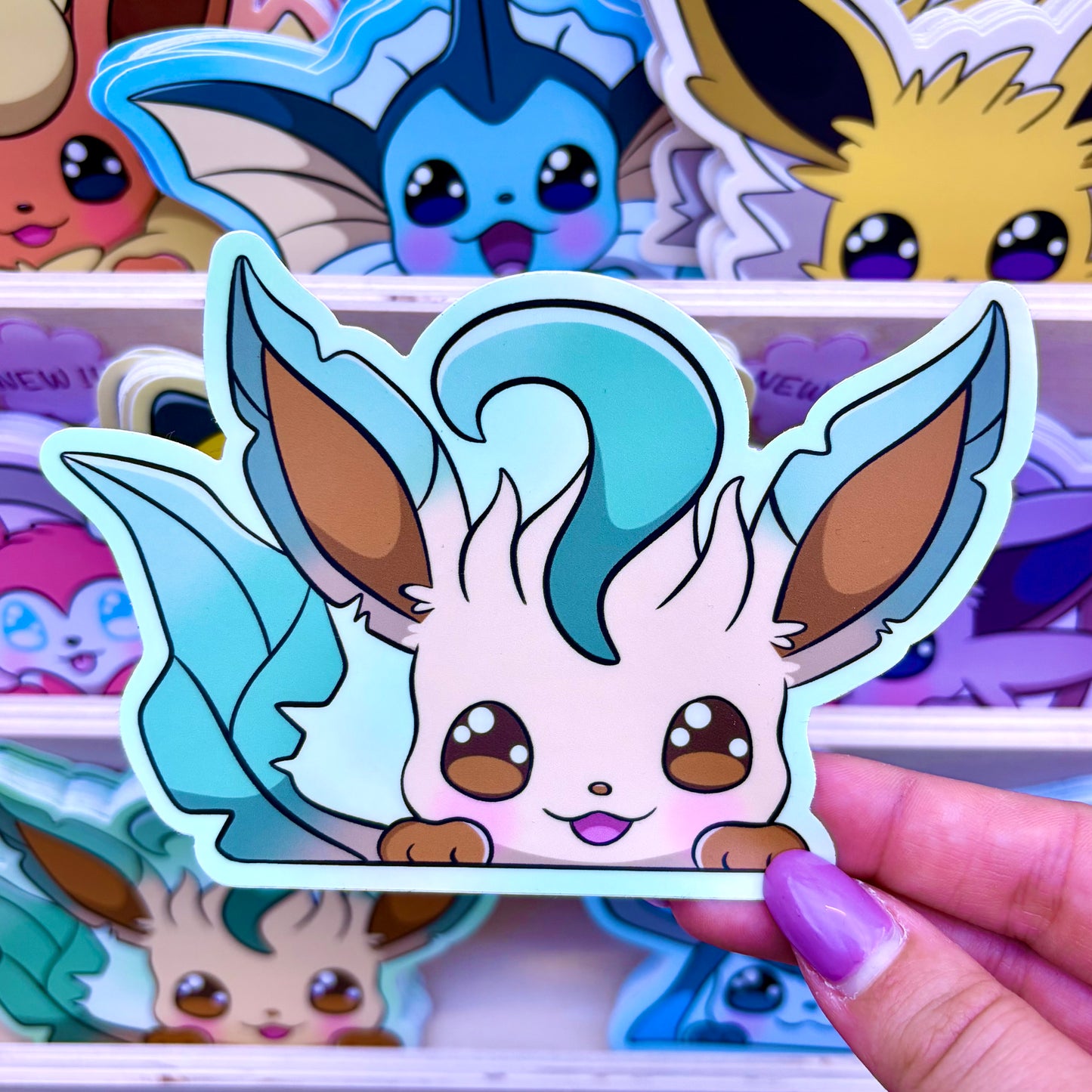 eeveelutions peeker stickers