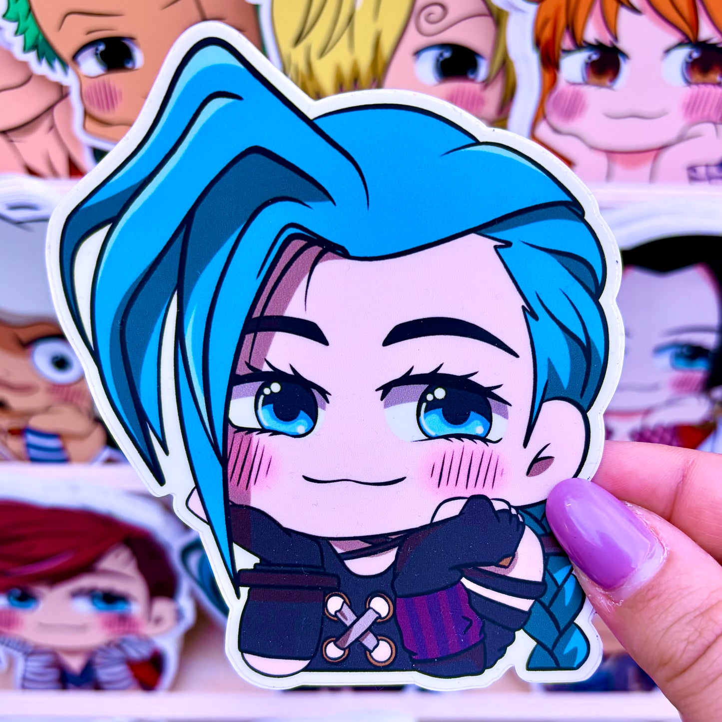 Chibi stickers of Arcane