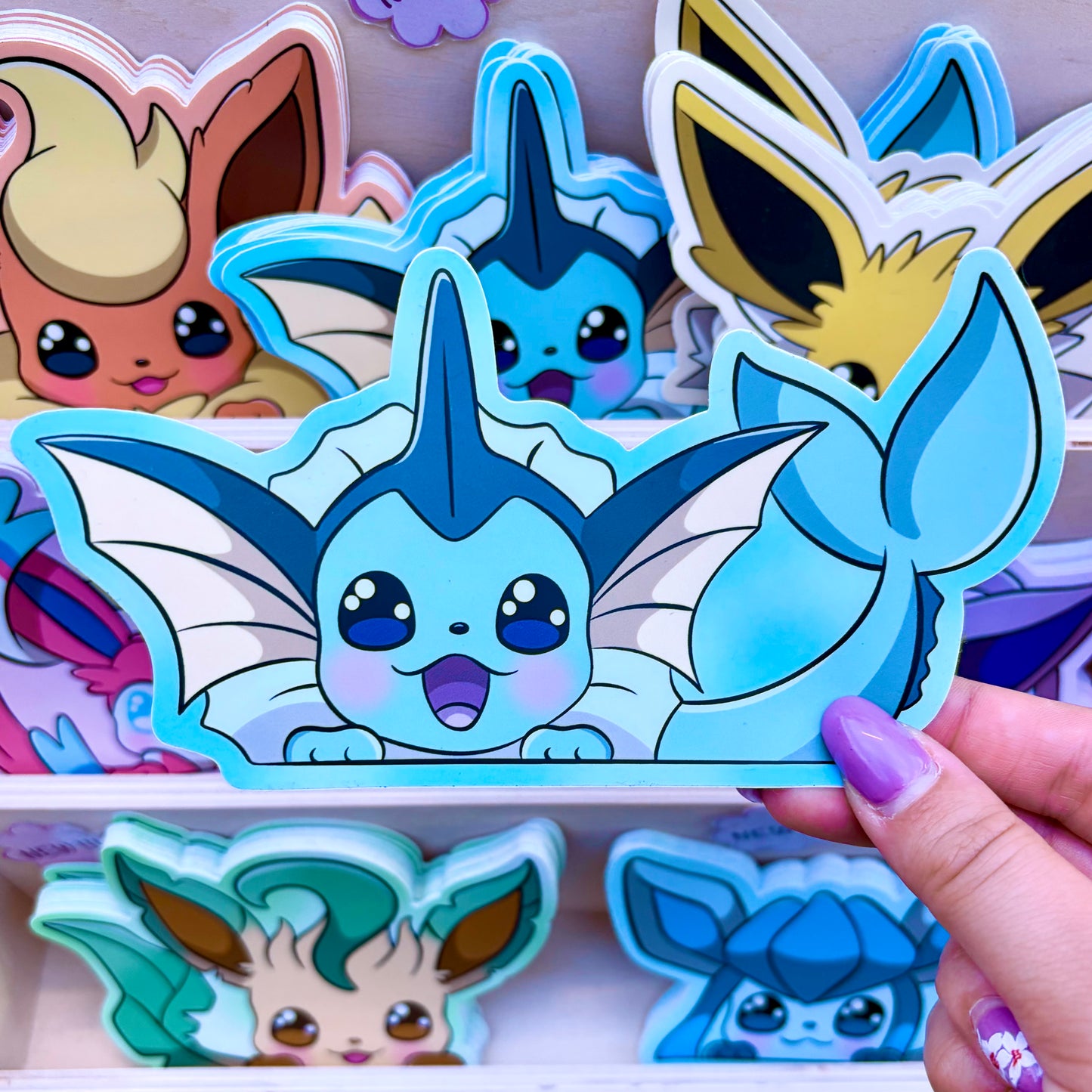 eeveelutions peeker stickers