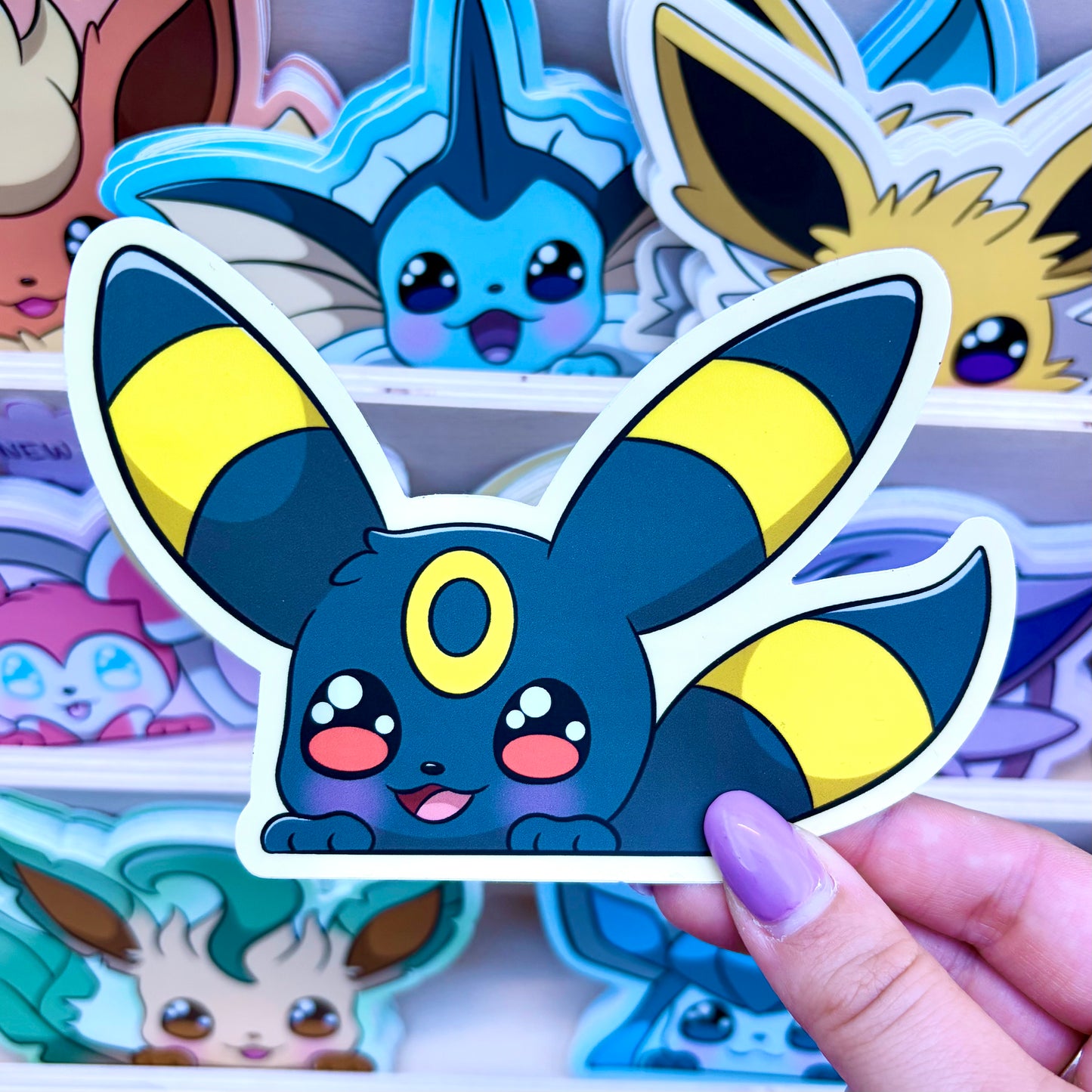 eeveelutions peeker stickers