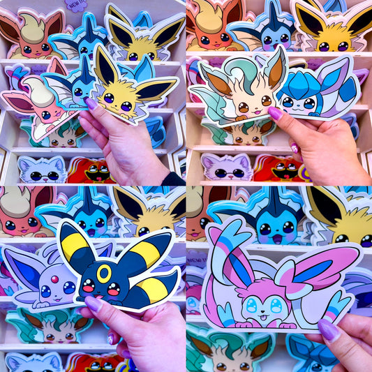 eeveelutions peeker stickers