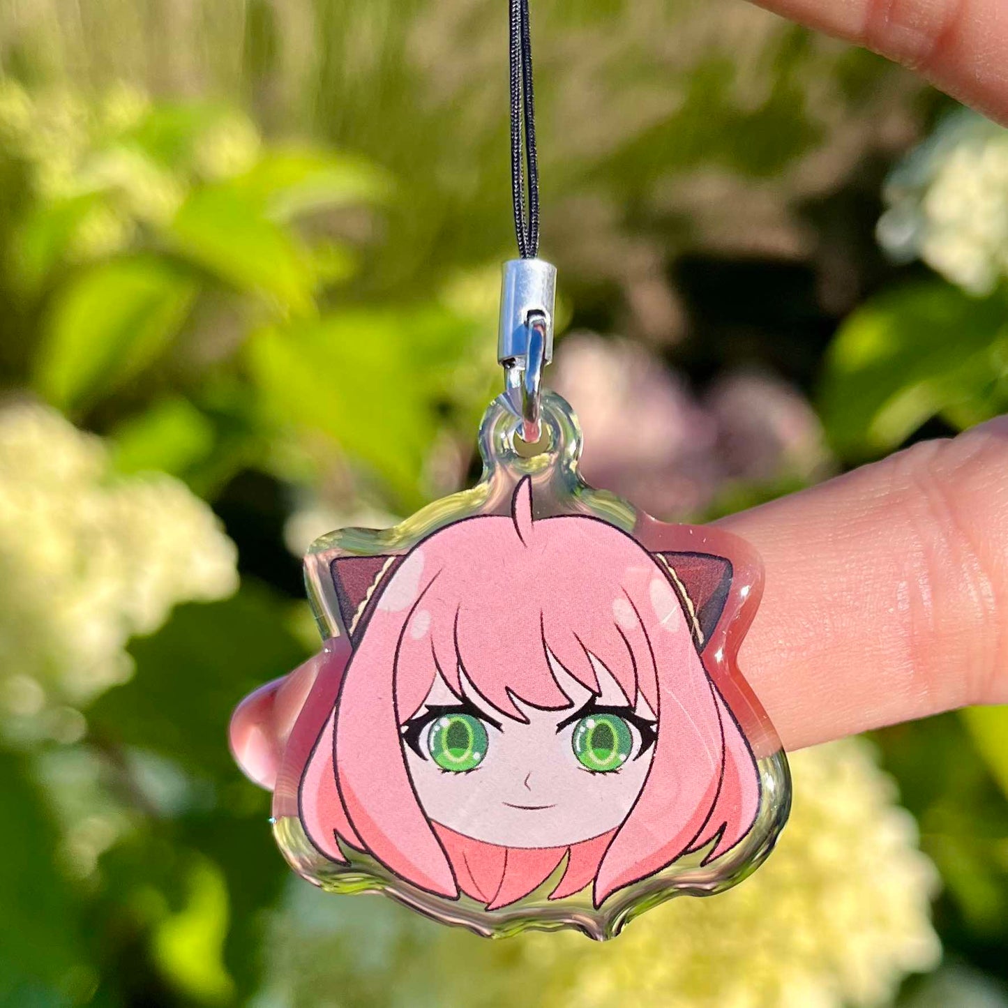 Peanut girl phone charm