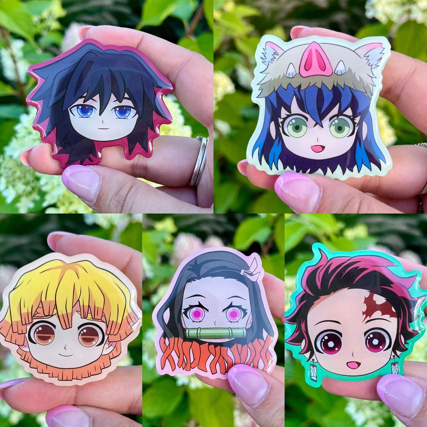 Boi and demon sister phone grips