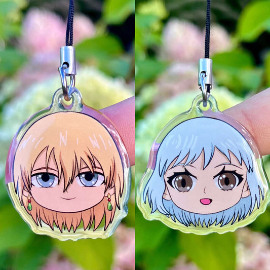 Pretty boi moving castle phone charms