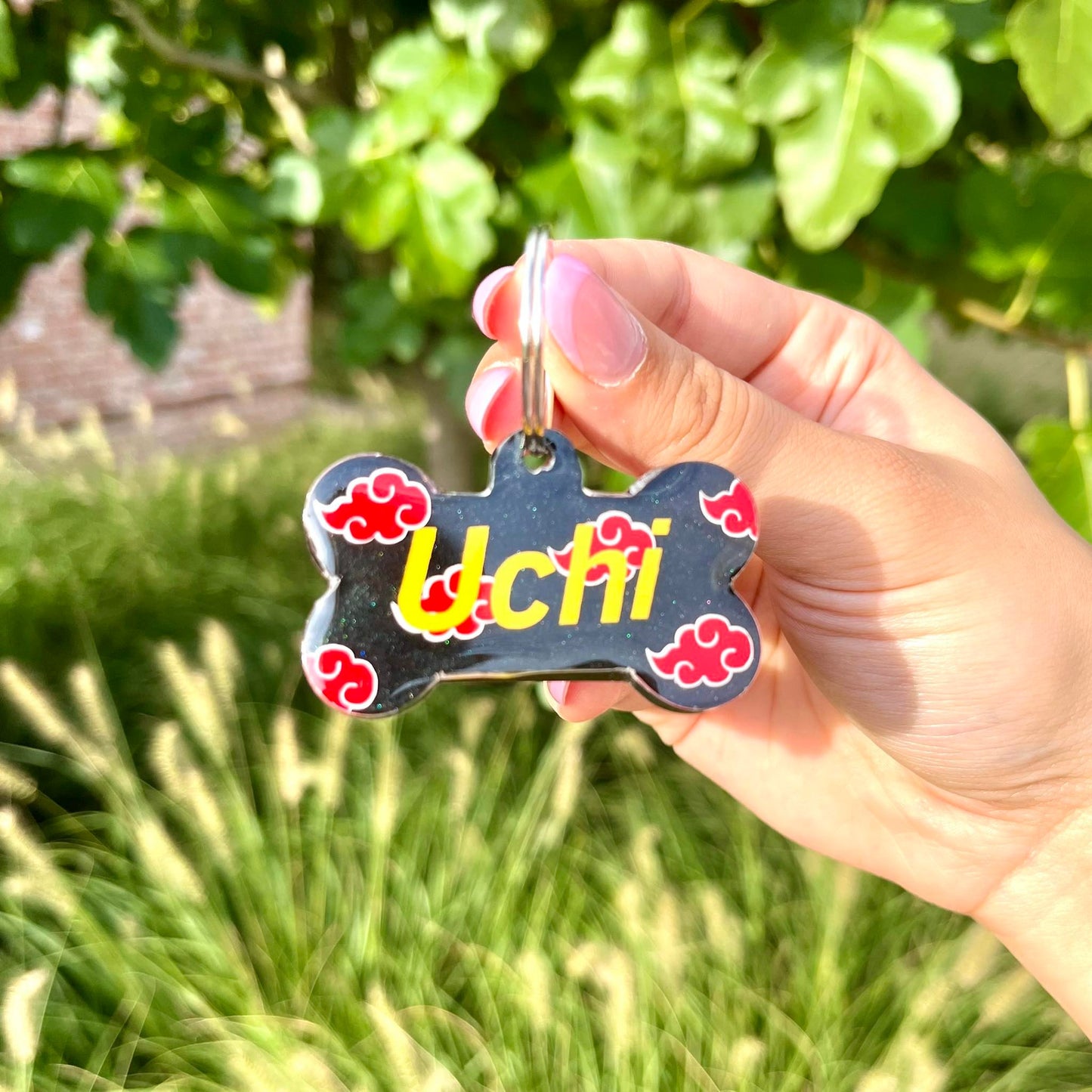 Custom anime dog tag