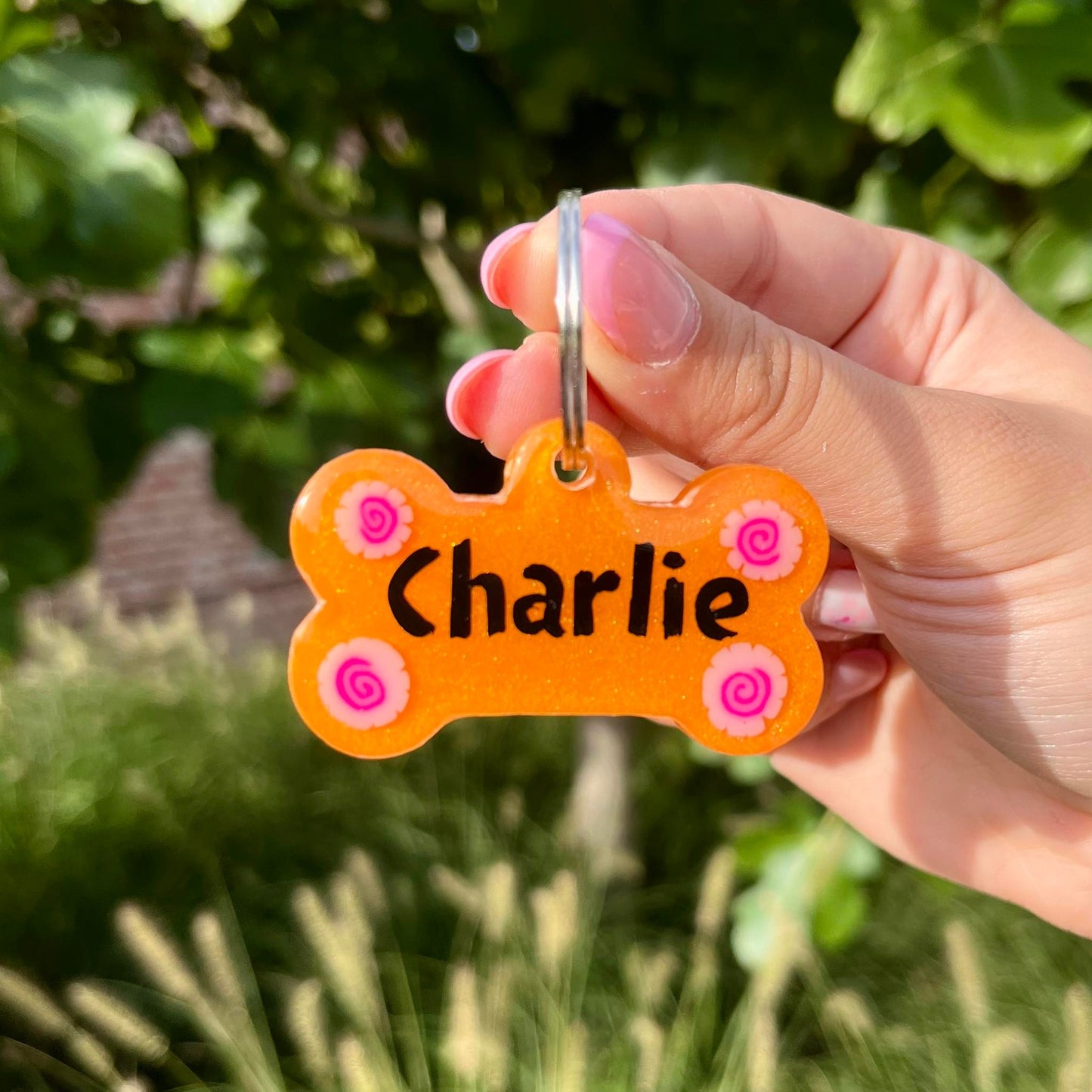 Custom anime dog tag