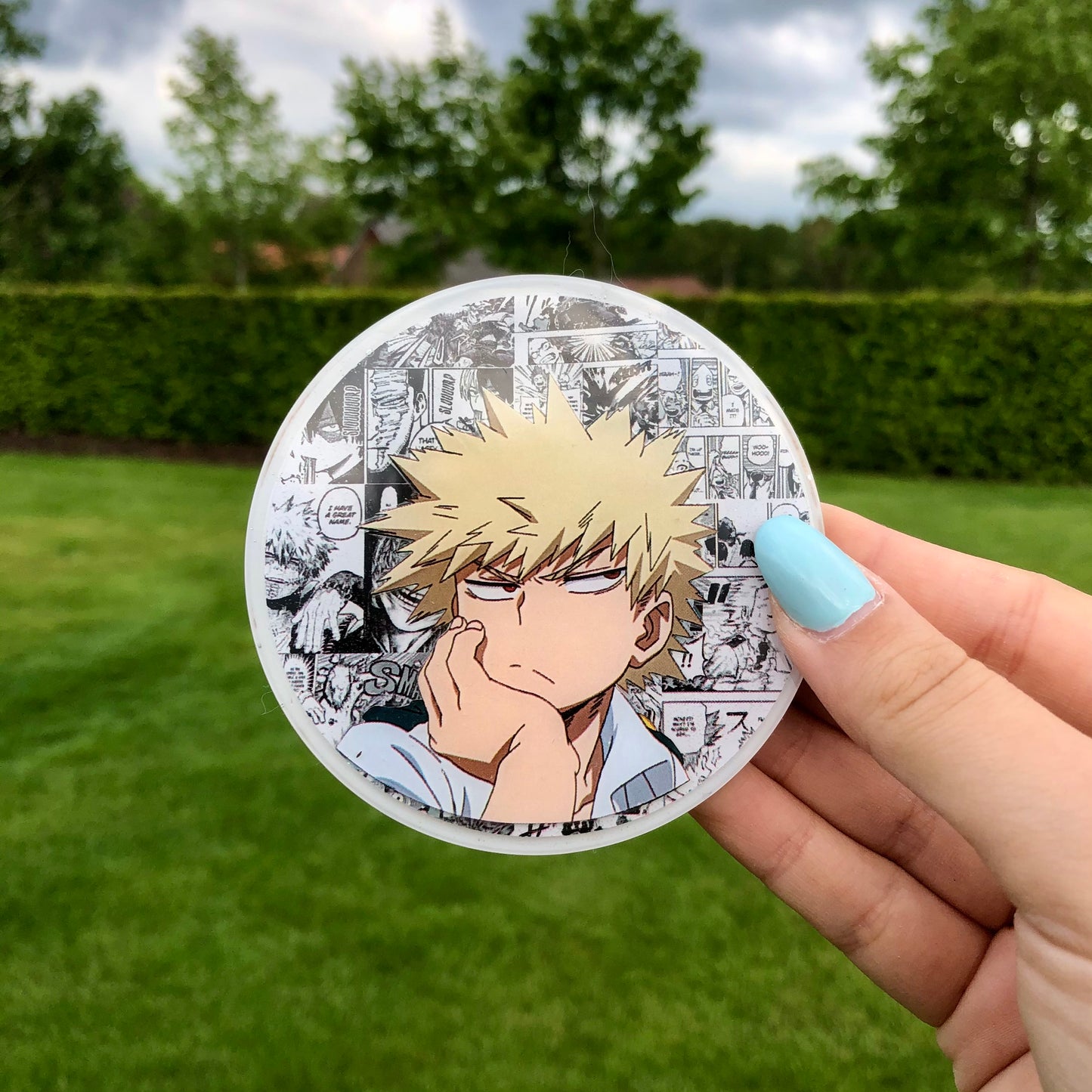 Hero anime resin coasters