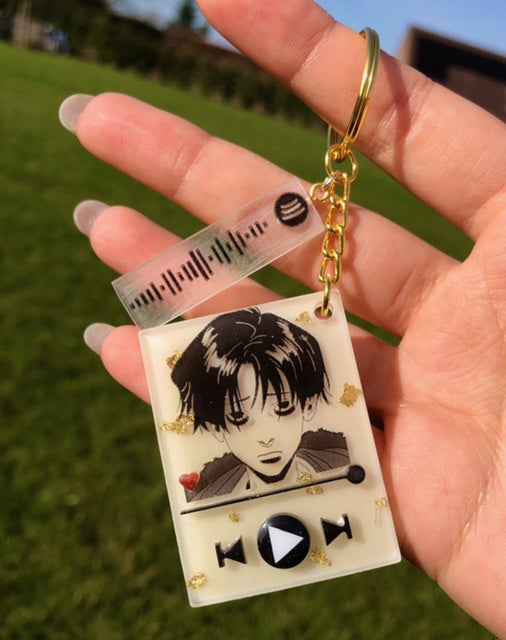 Killing stalking music keychain