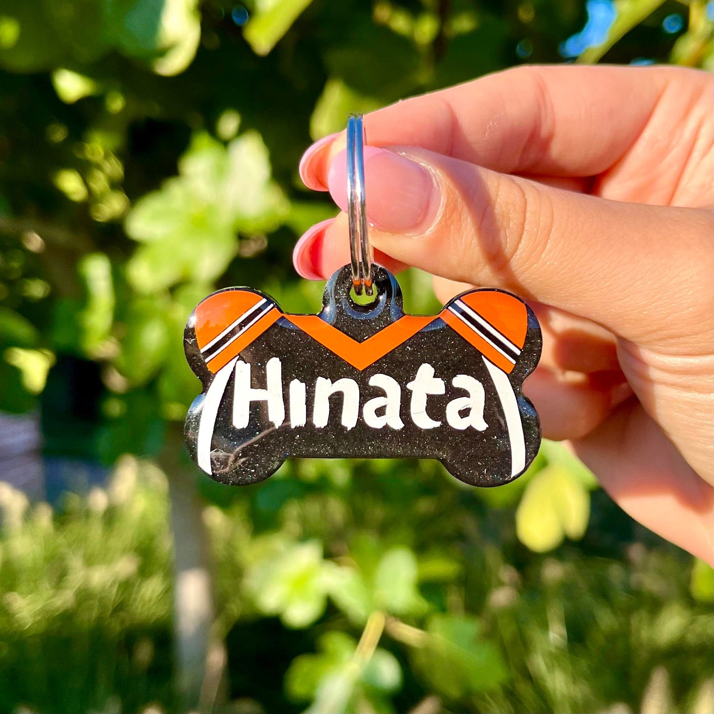 Volleyball boyz resin dog tag