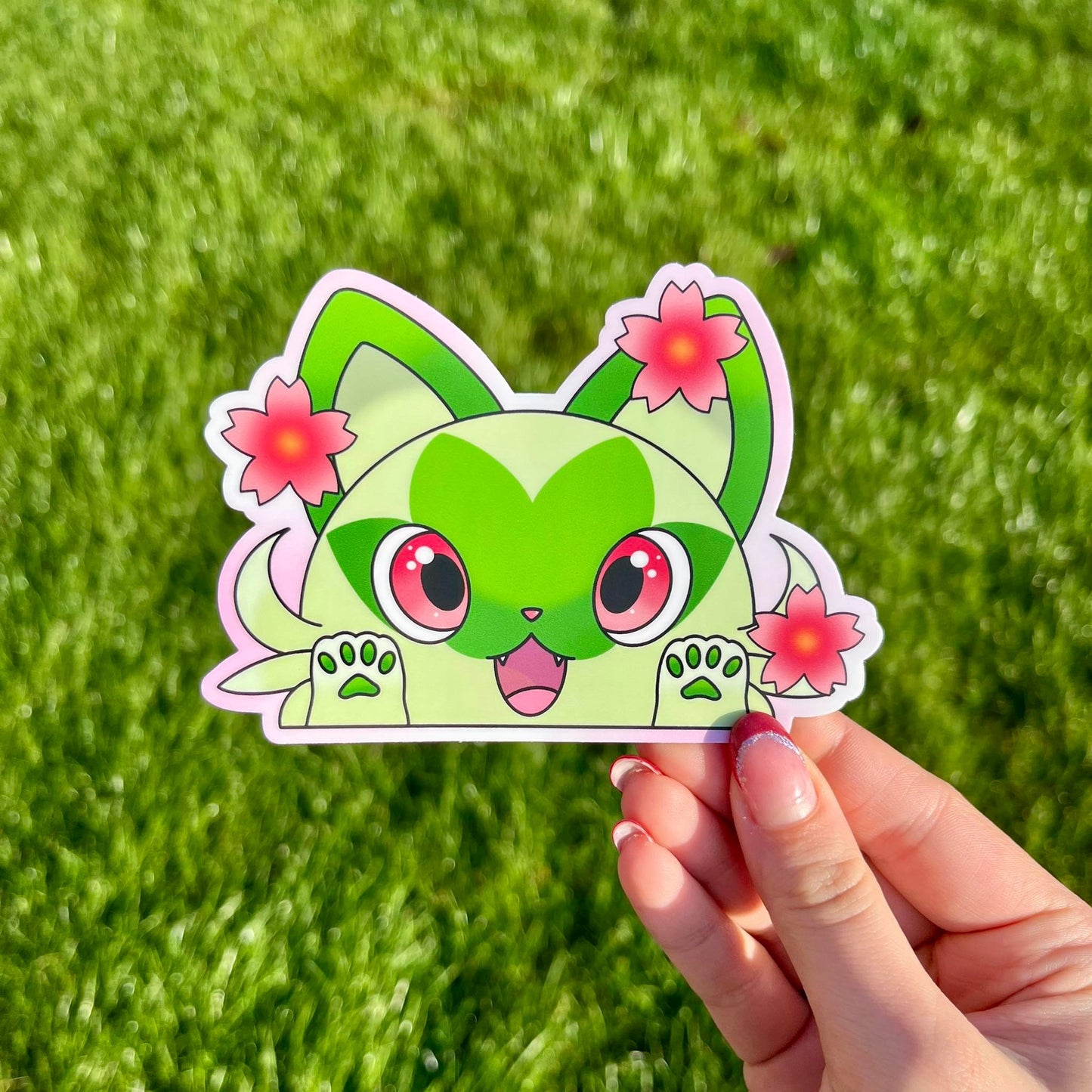 Gen 9 grass starter sticker